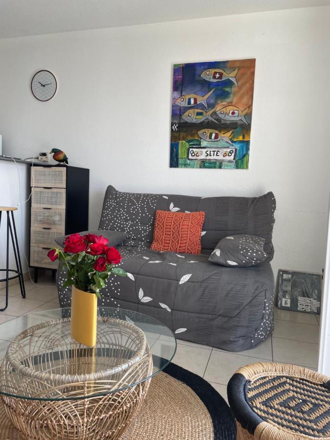 Appartement T2, Climatise, Wifi, Parking Et Piscine Prives Sète Extérieur photo